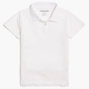 J crew white Kids' piqué polo